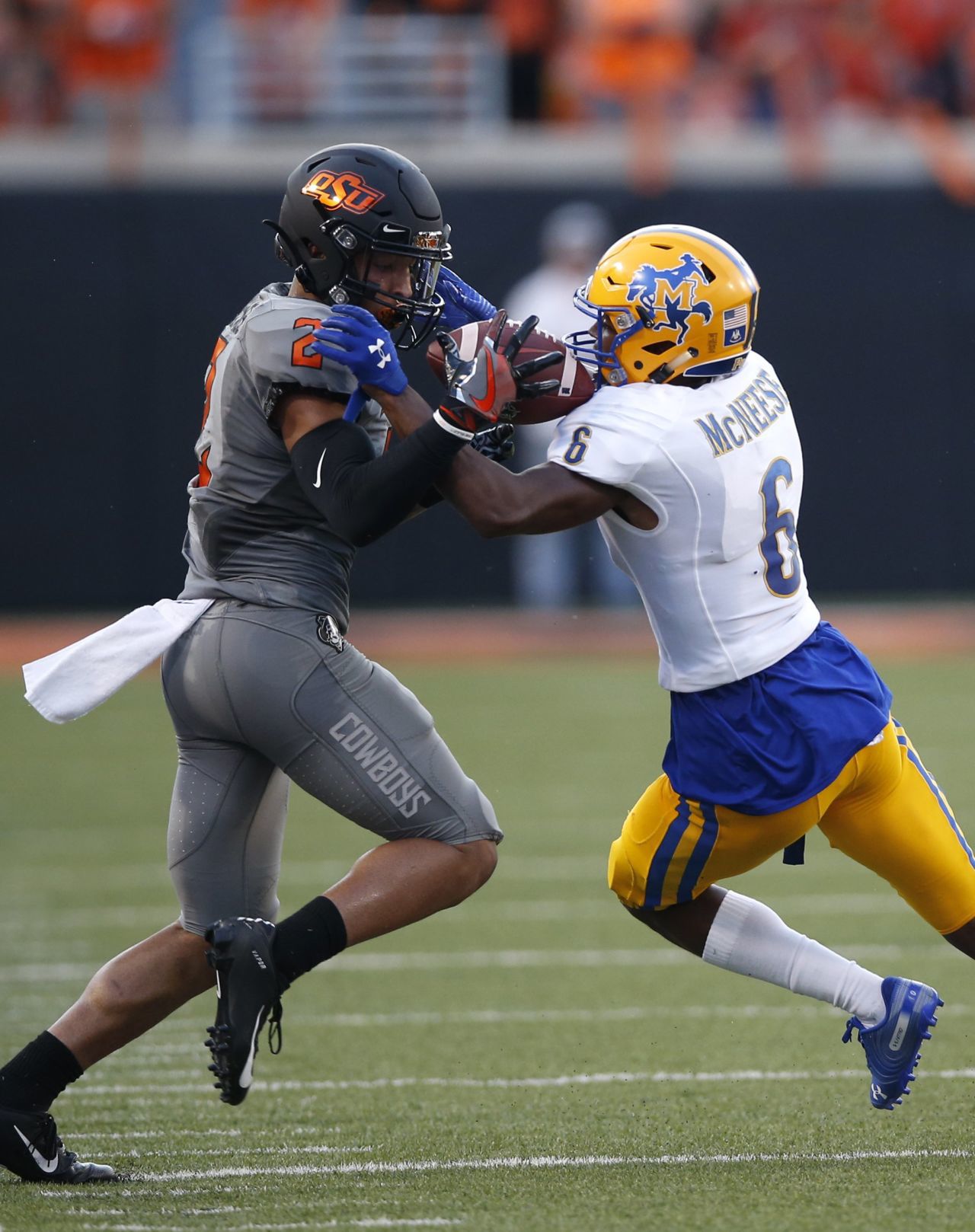 Tylan Wallace has career high three TD receptions as Cowboys roll to victory